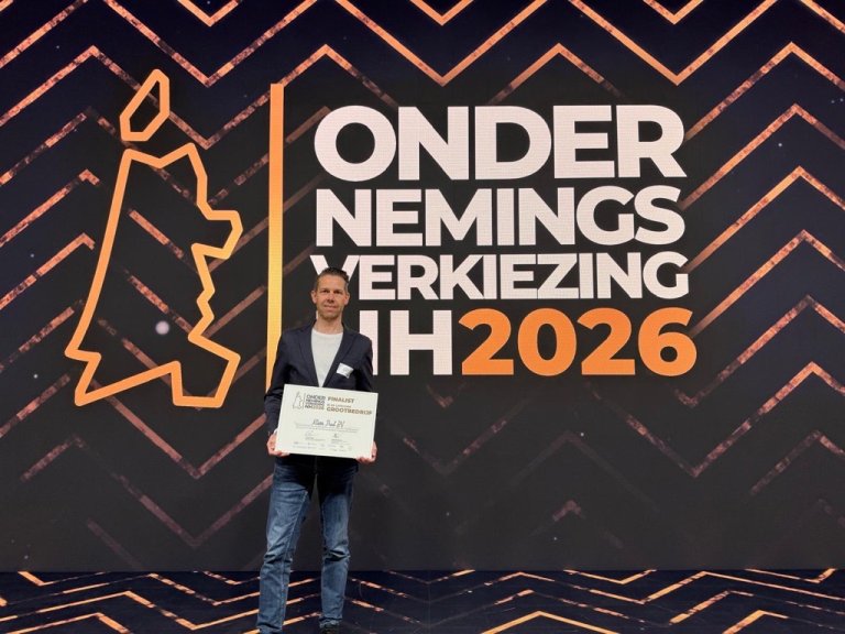 Klaas Puul in the top 10 in the North Holland Entrepreneurial Election